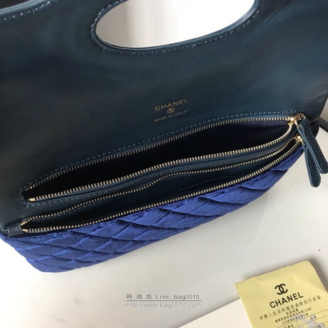 Chanel女包 香奈兒包包31bag 天鵝絨 香奈兒手提袋 Chanel單肩手拿包  djc3237